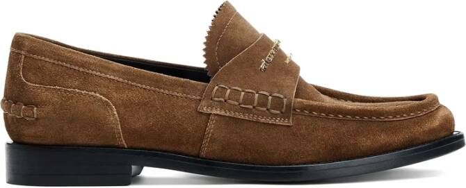 Alexander Wang Bruine Suède Penny Strap Schoenen