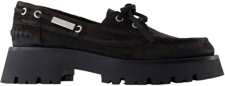 Alexander Wang Chocolade Leren Bootschoenen