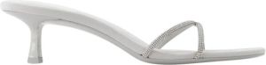 Alexander wang Dahlia 50 sandalen in kristal grijs leer Grijs Dames