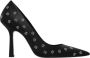 Alexander wang Delphine satin stiletto pumps Zwart Dames - Thumbnail 1