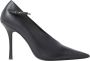 Alexander wang Zwarte Delphine Logo-Lettering Pumps Zwart Dames - Thumbnail 2