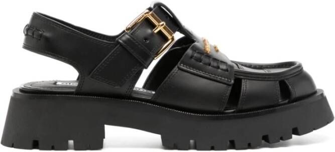 Alexander wang Flat Sandals Black Dames