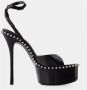 Alexander wang Pumps & high heels Nova 145 Sandals Leather _ Black in zwart - Thumbnail 1