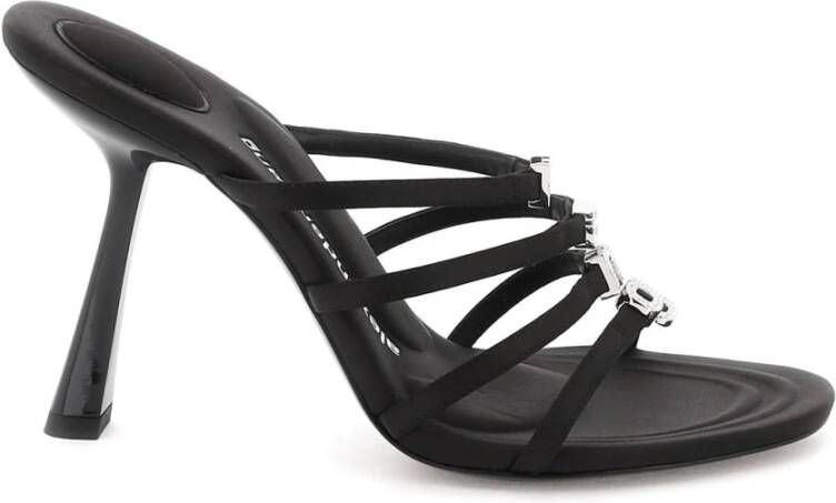 Alexander wang Kristalversierde Nala Mules Black Dames