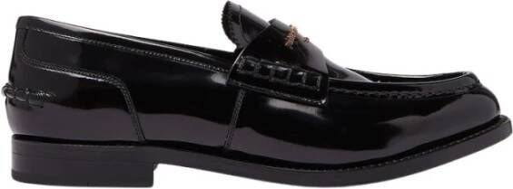 Alexander Wang Zwarte platte schoenen Carter Loafer