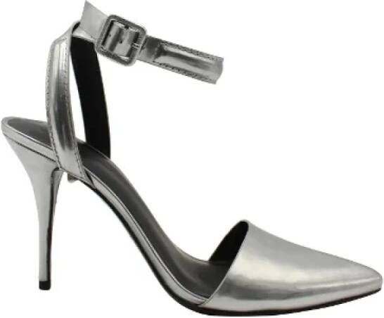 Alexander Wang Pre-owned Leather heels Gray Dames