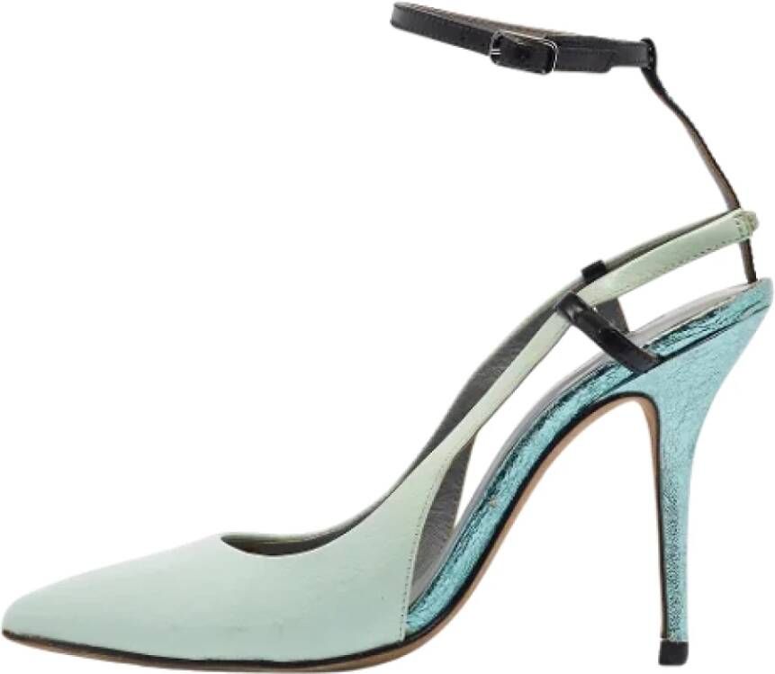 Alexander Wang Pre-owned Leather heels Green Dames