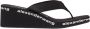 Alexander wang Logo Sleehak Sandalen Black Dames - Thumbnail 1
