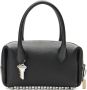 Alexander Wang Studded Zwarte Top-Handle Tas met Hangslot - Thumbnail 1