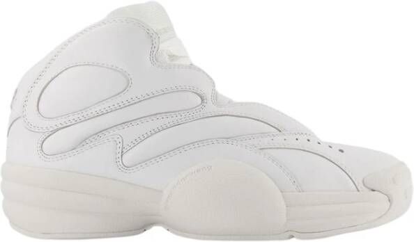 Alexander wang Witte Leren Hoop Sneakers Suède Kalfsleer White Dames