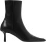 Alexander Wang Zwarte Leren Ketting Enkellaarzen - Thumbnail 1