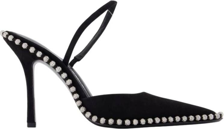 Alexander Wang Zwarte leren slingback hakken
