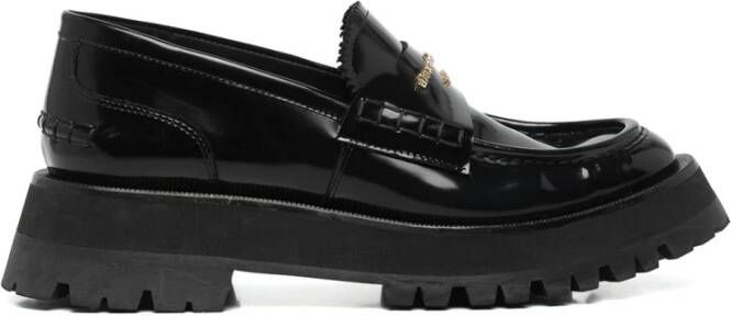 Alexander wang Zwarte platte schoenen Elegant stijl Black Dames