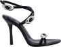 Alexander Wang Zwarte sandalen met metalen gespen - Thumbnail 1