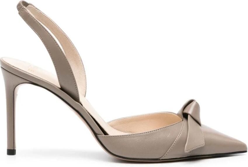 Alexandre Bir Leren Slingback Pumps met Strikdetail