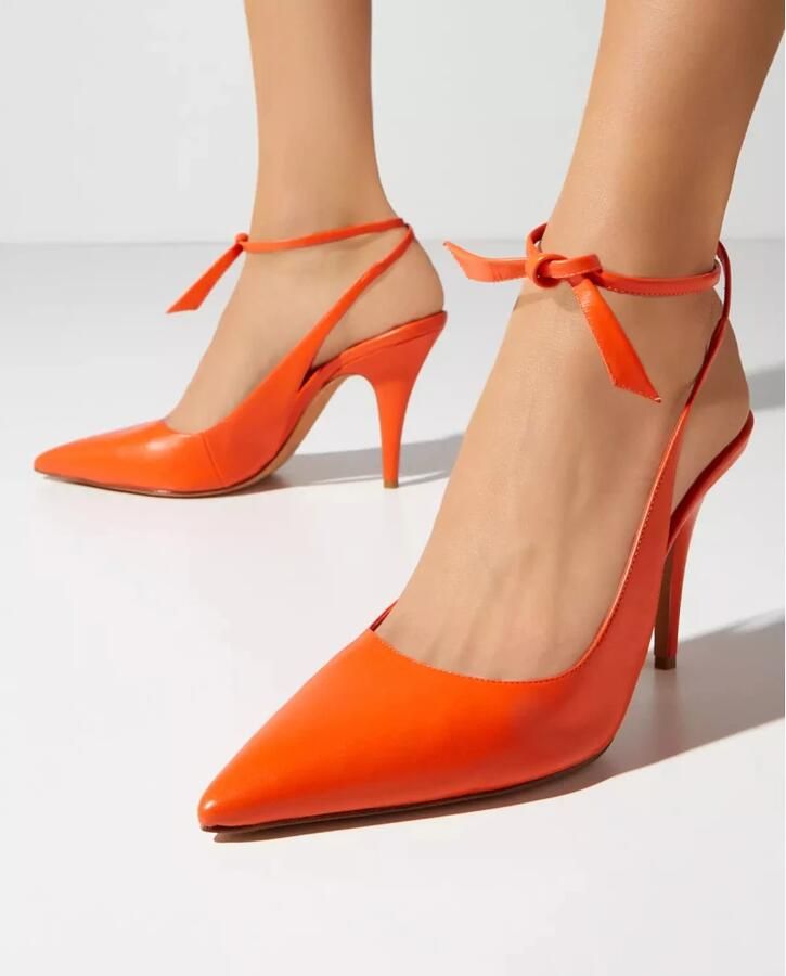 Alexandre Birman Oranje Slim Clarita Hoge Hak Sandalen - Foto 5
