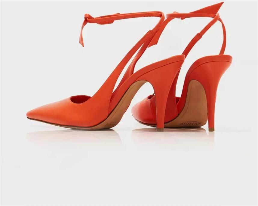 Alexandre Birman Oranje Slim Clarita Hoge Hak Sandalen - Foto 6
