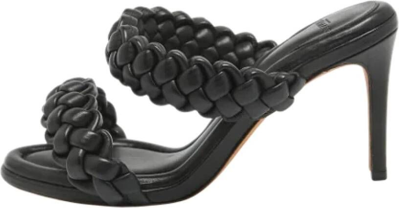Alexandre Birman Pre-owned Leather sandals Black Dames