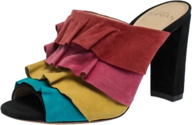 Alexandre Birman Pre-owned Suede sandals Multicolor Dames