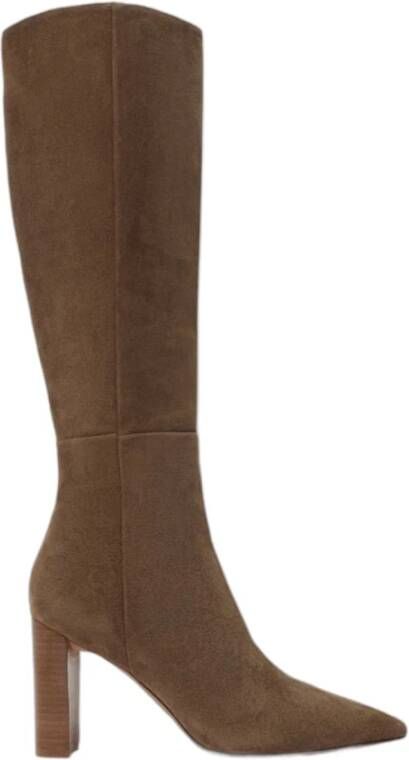 Alexandre Birman Tan Suède Leren Schoenen Brown Dames