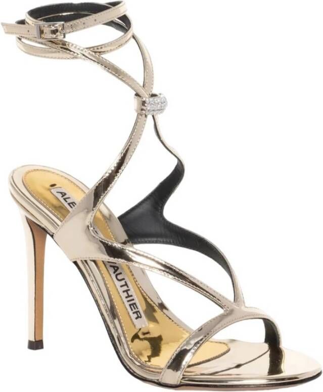 Alexandre Vauthier High Heel Sandals Yellow Dames