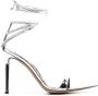 Alexandre Vauthier Kristalversierde sandalen Gray Dames - Thumbnail 1