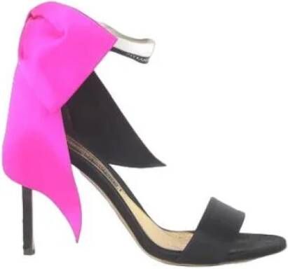 Alexandre Vauthier Pre-owned Velvet heels Black Dames