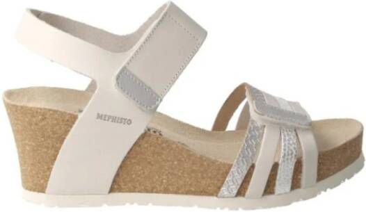 Allrounder Witte dames sleehak sandalen
