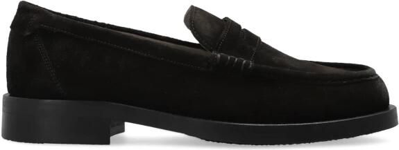 AllSaints Bloom Suede Loafers