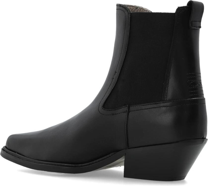 AllSaints Carter Enkellaarsjes met Hak - Foto 2