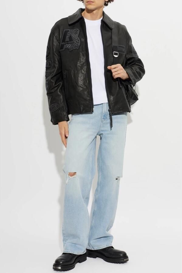 AllSaints Hank Leren Enkellaarzen - Foto 5