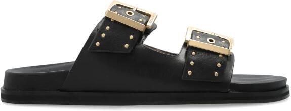 AllSaints Leren slides Magda