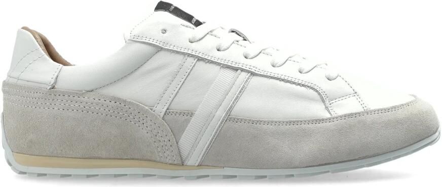 AllSaints Liam Leren en Suède Lage Sneakers