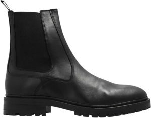 AllSaints Melos slip-on enkellaarzen Zwart Heren