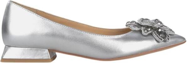 Alma en Pena Ballerina s met Strass Bloemversiering Gray Dames