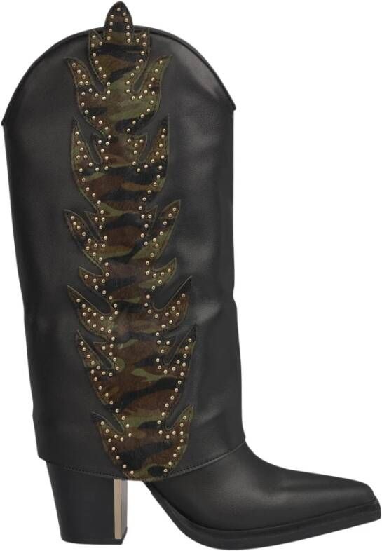 Alma EN Pena Beenwarmers laarzen vlam en studs