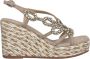 Alma en Pena Beige Casual Dames Sandalen Beige Dames - Thumbnail 1