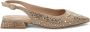 Alma en Pena Glitter Platte Schoen Beige Dames - Thumbnail 4