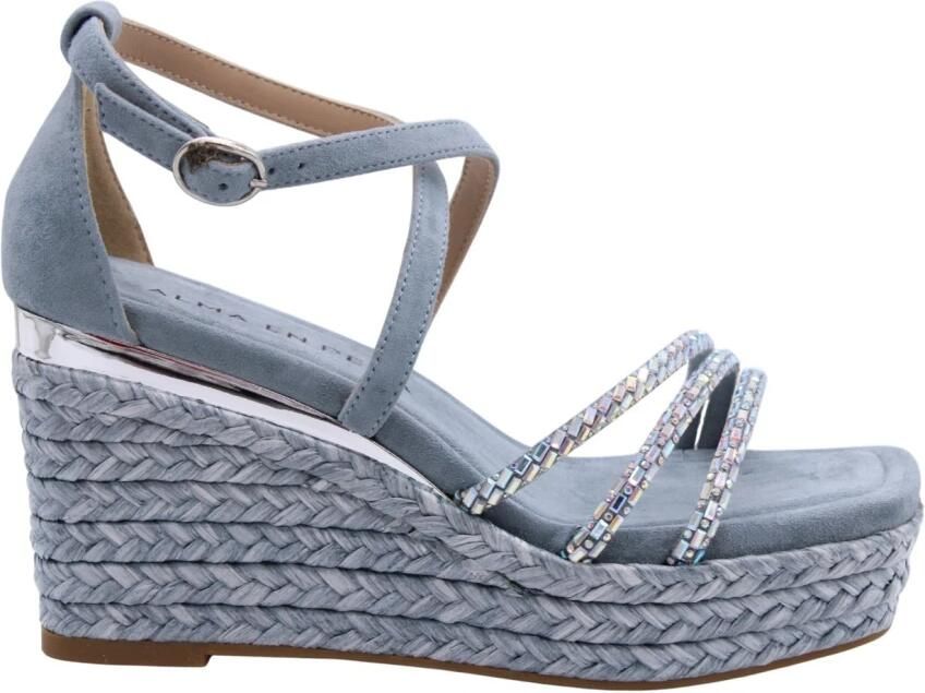 Alma EN Pena Esparto Wedge Sandal Multiposition Straps