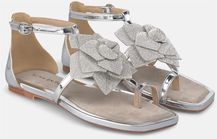 Alma EN Pena Bloem platte sandaal