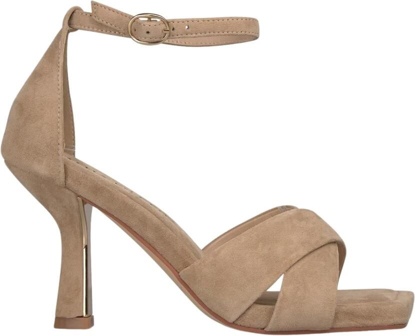 Alma EN Pena Crossed Strap Heel Sandal