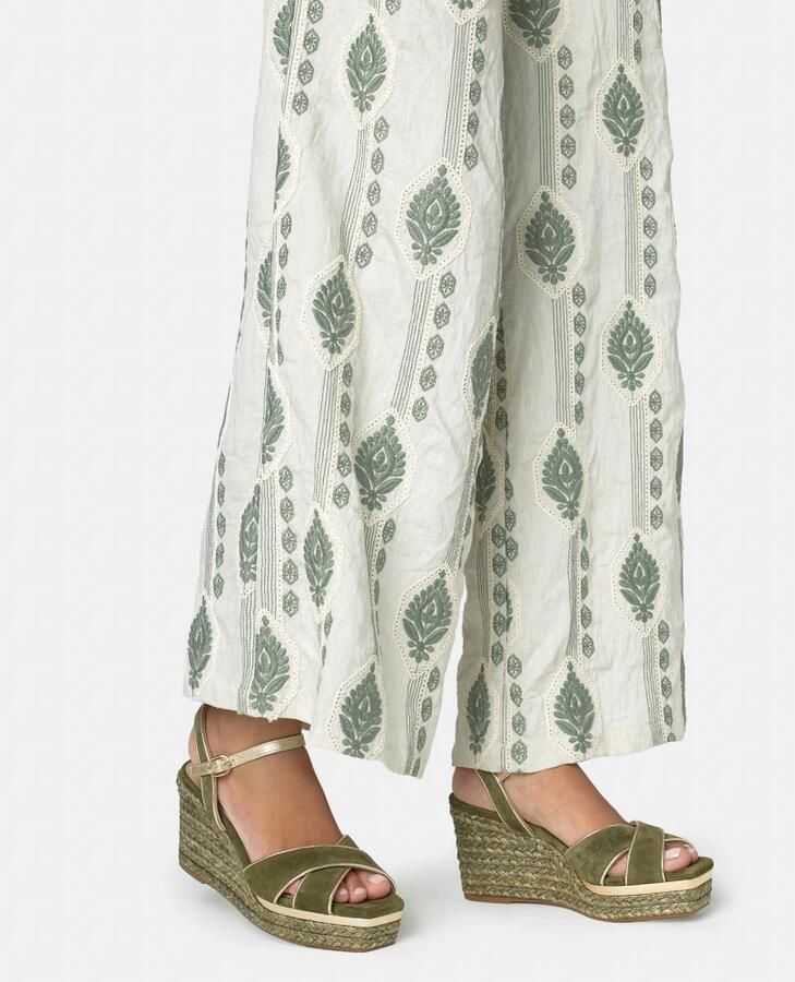 Alma EN Pena Double Cross Strap Esparto Sandal - Foto 2