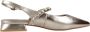 Alma en Pena Platte slingback schoen met kristallen Yellow Dames - Thumbnail 4