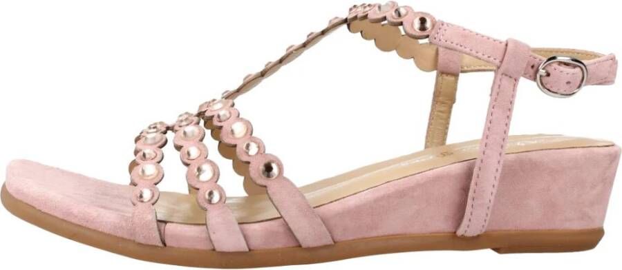 Alma en Pena Elegante Platte Sandalen Pink Dames