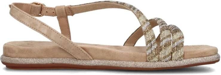 Alma EN Pena Platte sandaal met tweekleurige bandjes - Foto 2