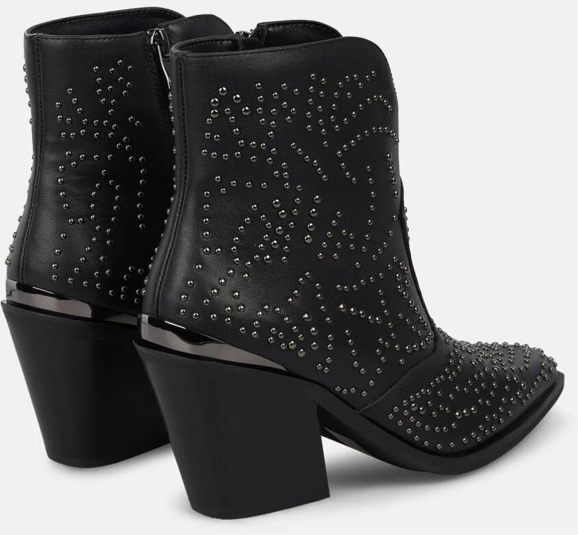 Alma EN Pena Enkellaars met hak en studs