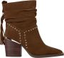 Alma EN Pena Enkellaars met kwastjes en studs - Thumbnail 1