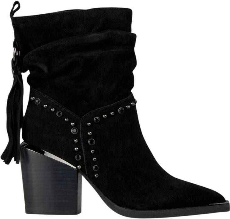 Alma EN Pena Enkellaars met kwastjes en studs