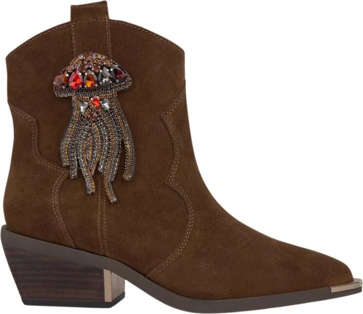 Alma EN Pena Enkellaars met strass detail - Foto 2