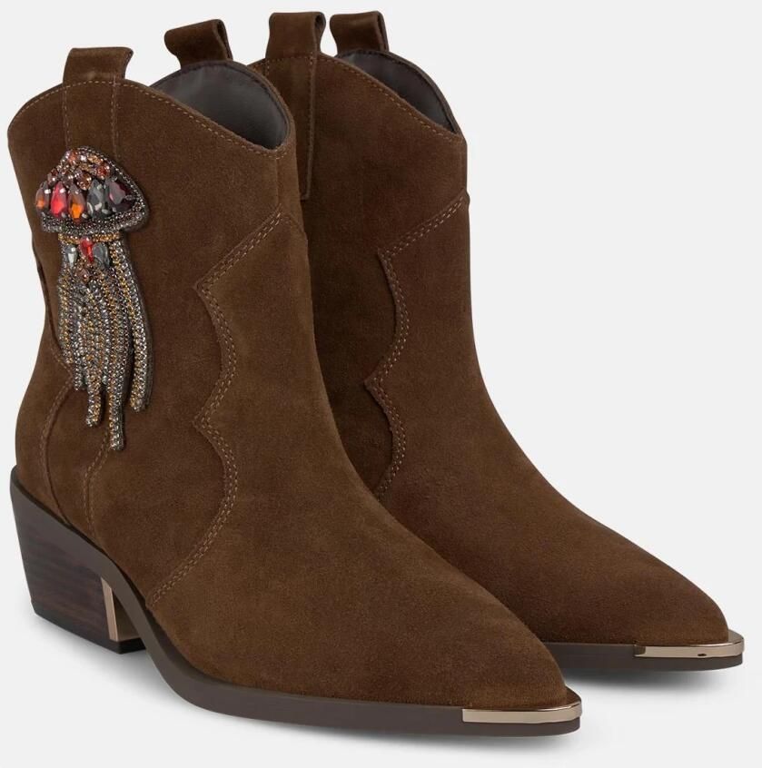 Alma EN Pena Enkellaars met strass detail